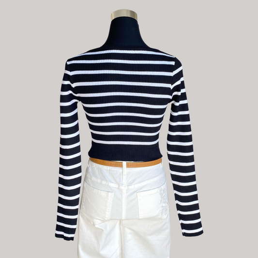 Kacey Top - Black and White