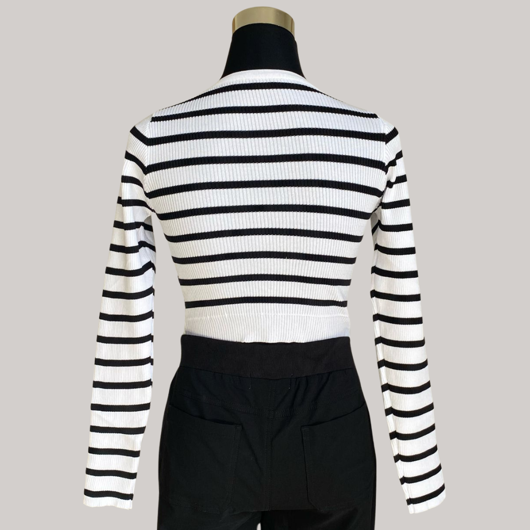 Kacey Top - White and Black