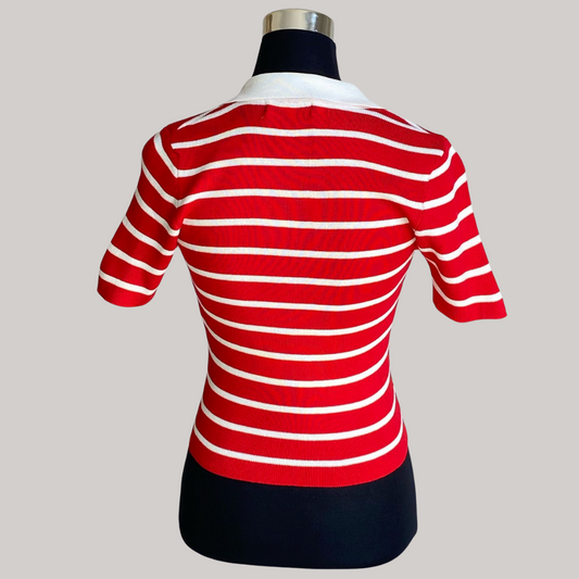 Clara T Stripe - Red