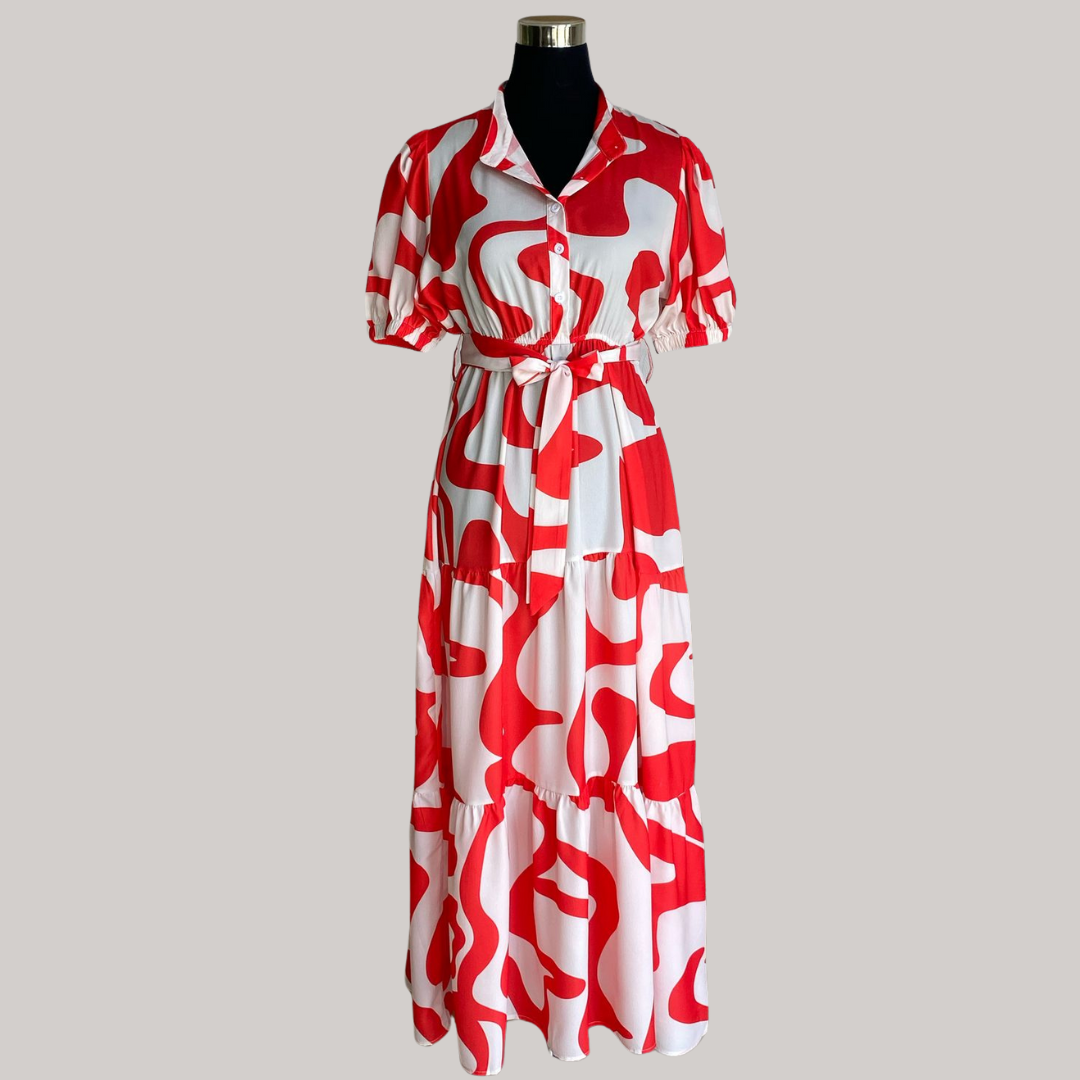 Kali Maxi Dress - Red