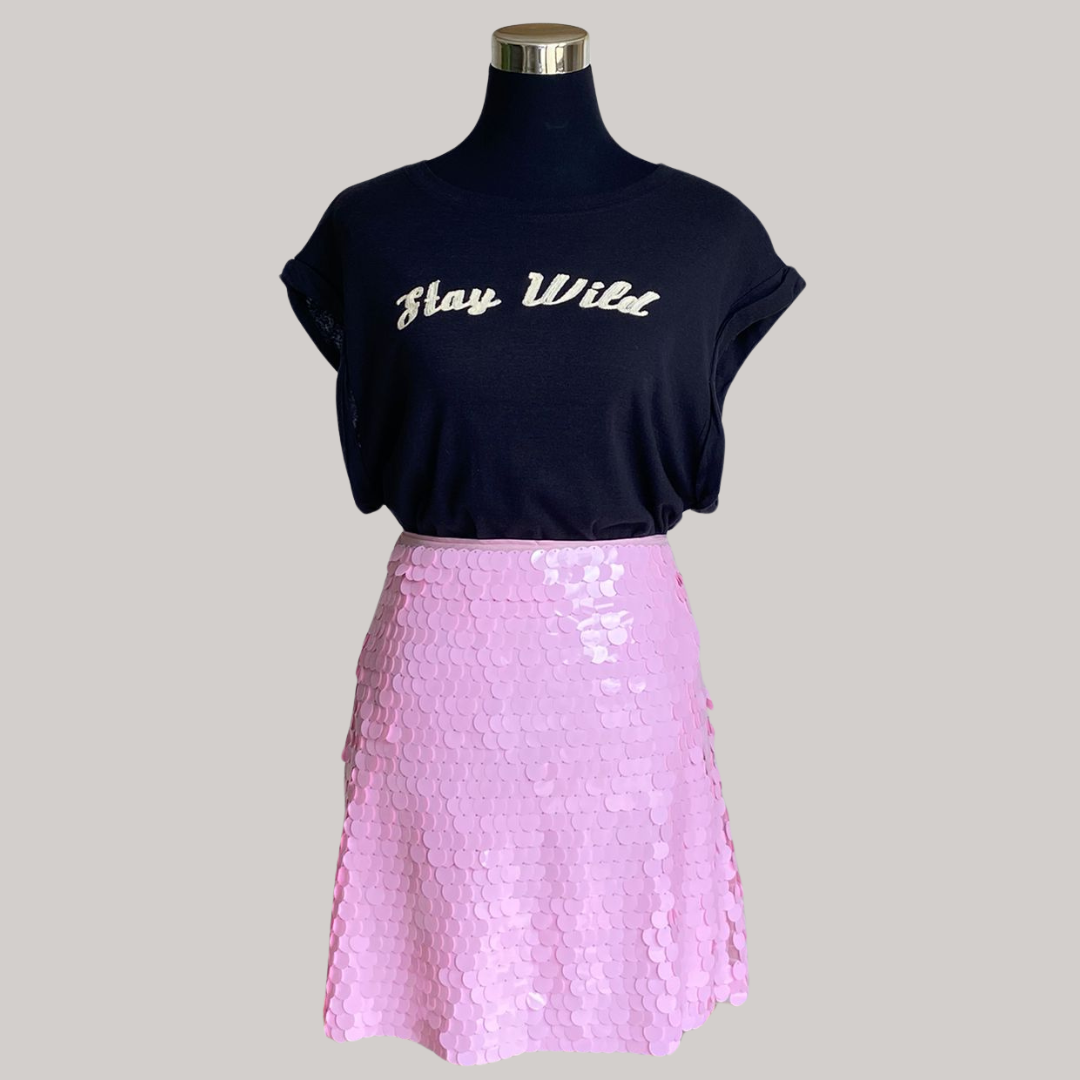 Glam Sequin Mini - Pink