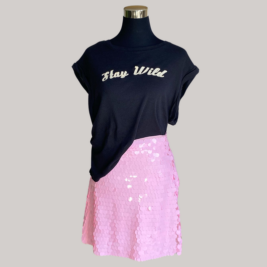 Glam Sequin Mini - Pink