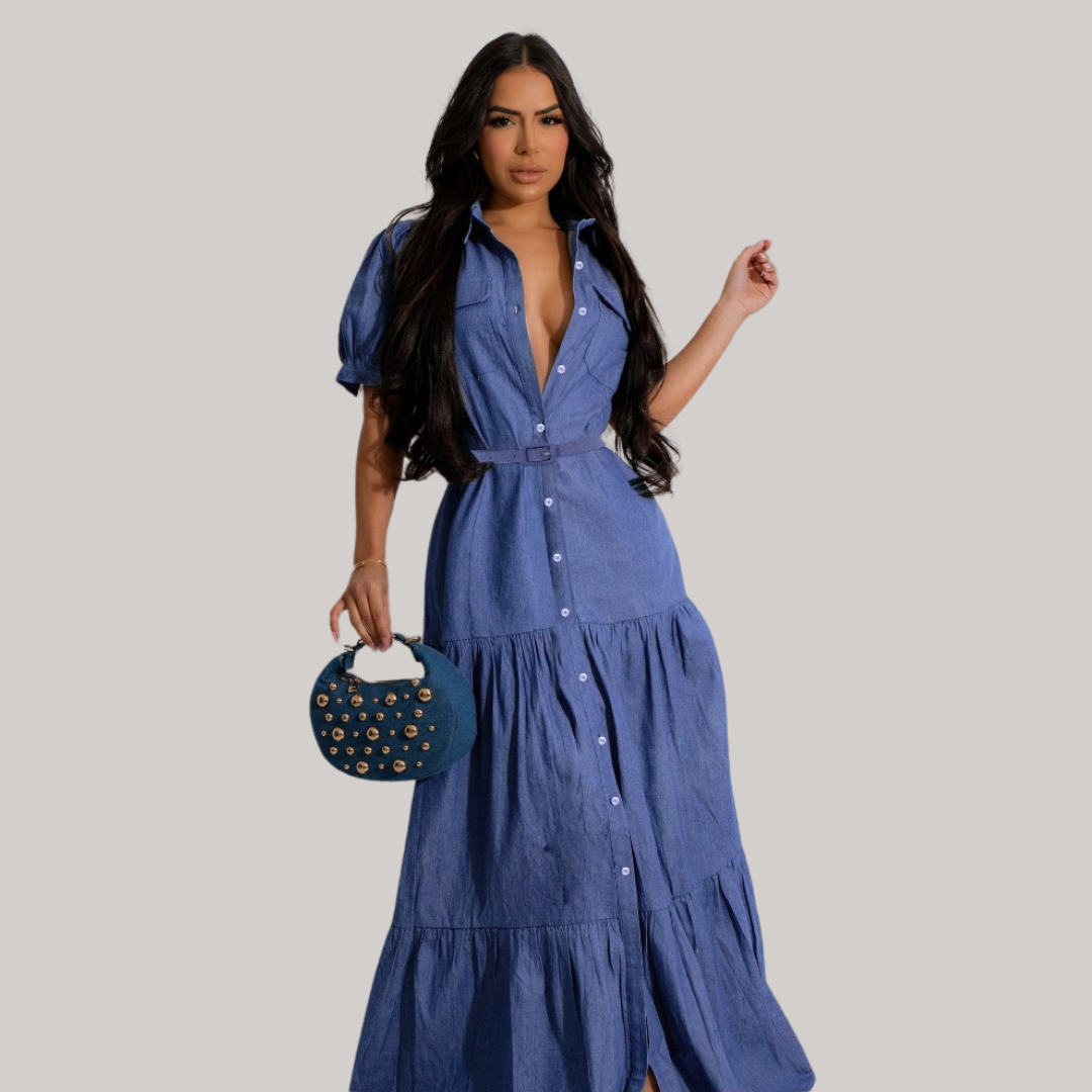 Coco Light Denim Dress