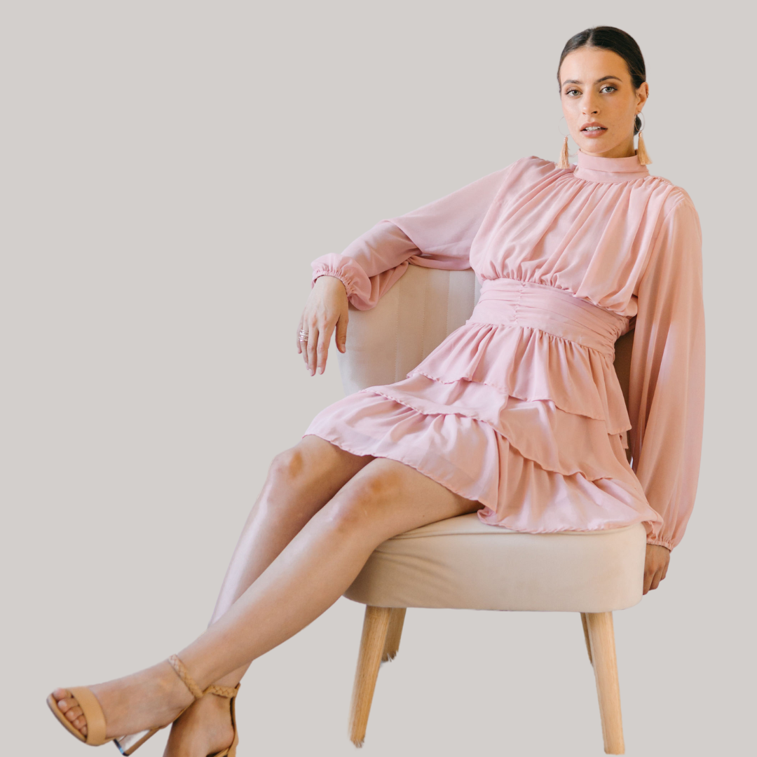 Joli Mini Dress - Pink