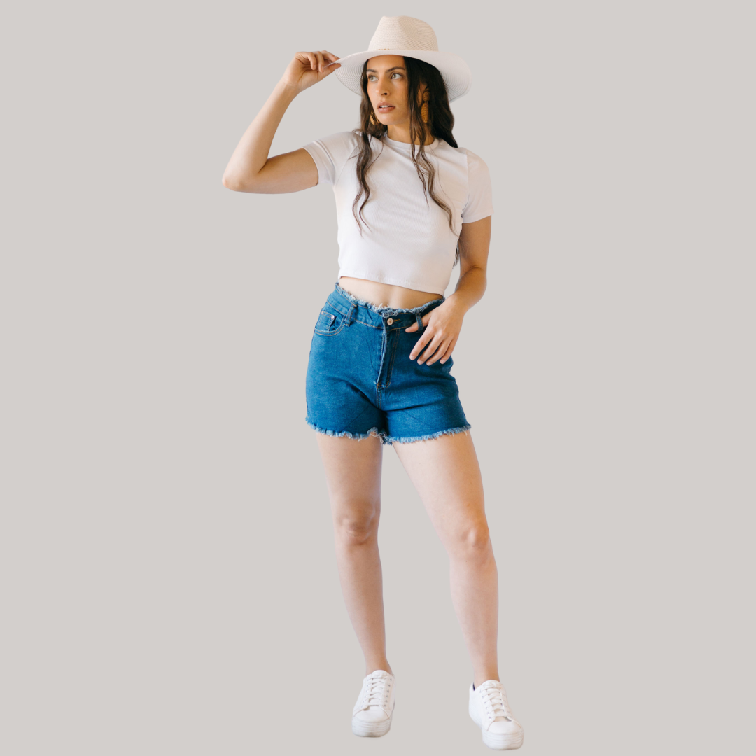 Denim Short - Blue