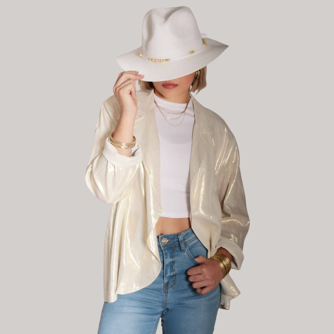 Ivy Blazer - Gold