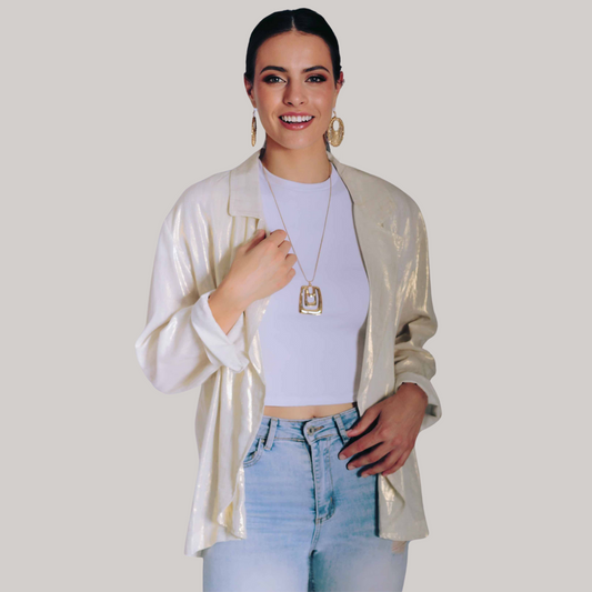 Ivy Blazer - Gold