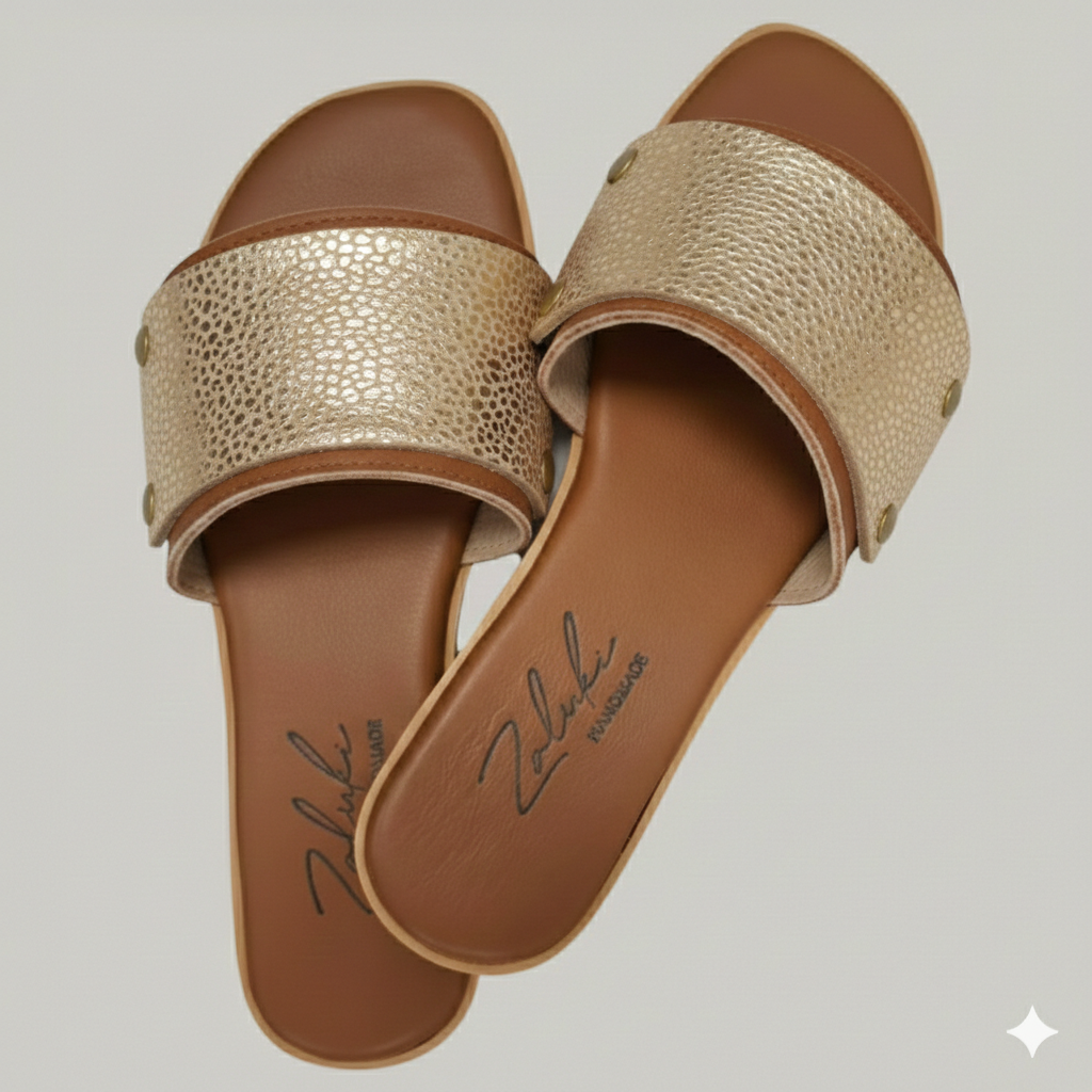 Interchangeable leather sandal
Premium leather switch sandal strap close up