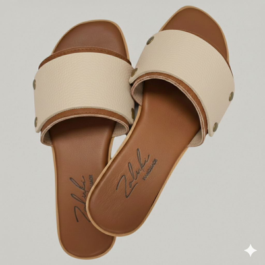 Interchangeable leather sandal
Premium leather switch sandal strap close up