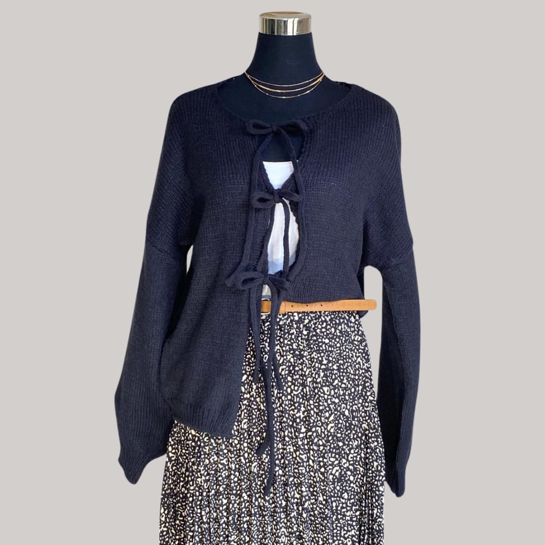 Henrietta Cardigan - Black
