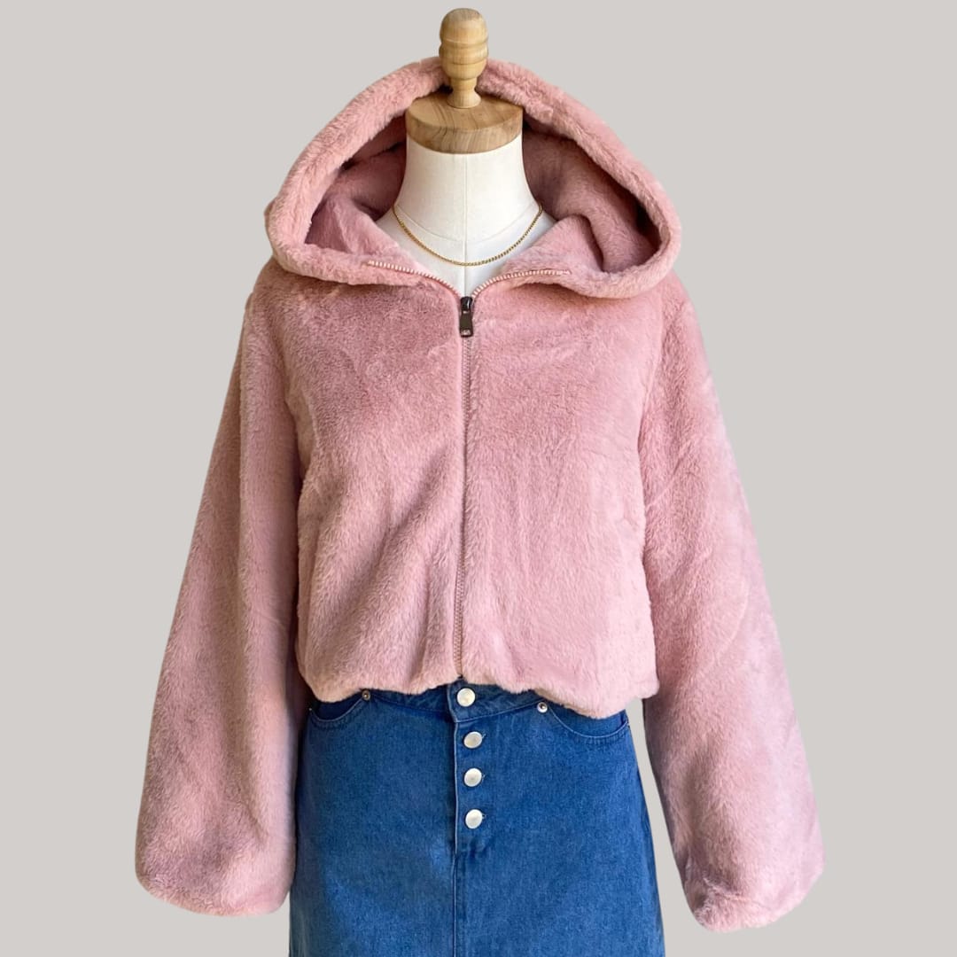 Demi Fluff Jacket - Pink