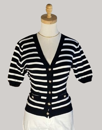 Cleo Knit Top - Black