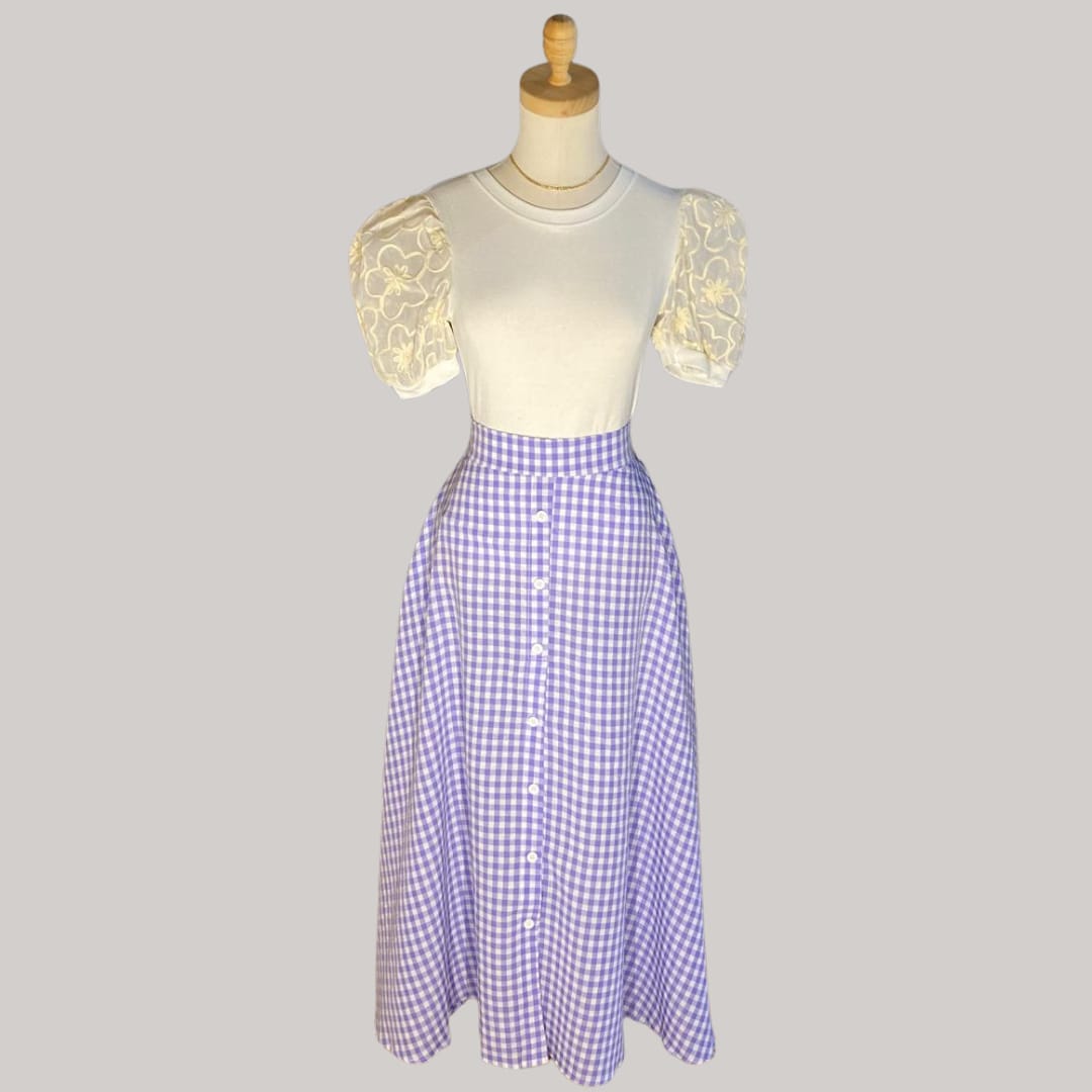 Audrey Maxi Skirt - Violet