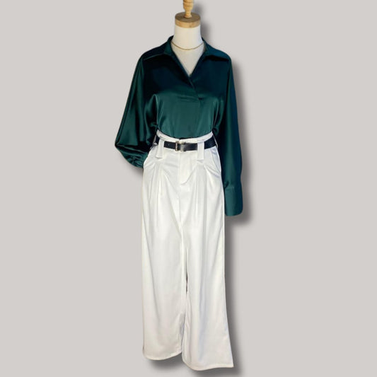 Madelaine Trousers - White