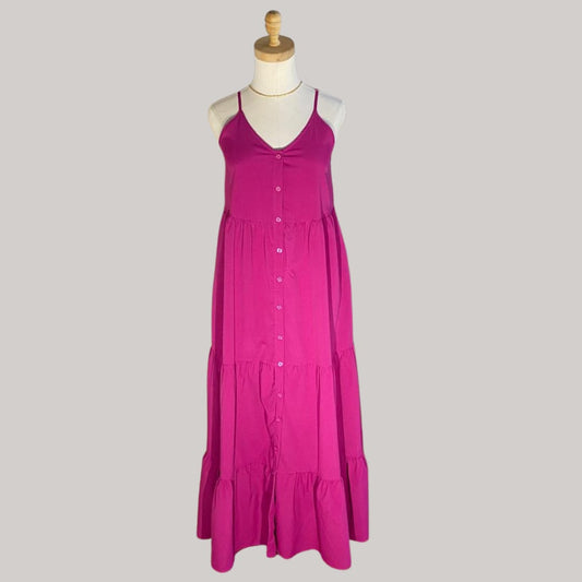 Franja Summer Dress - Raspberry