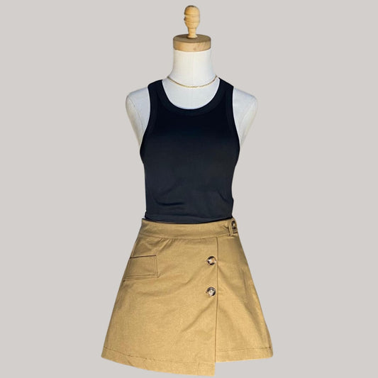 Boss Babe Skort - Brown