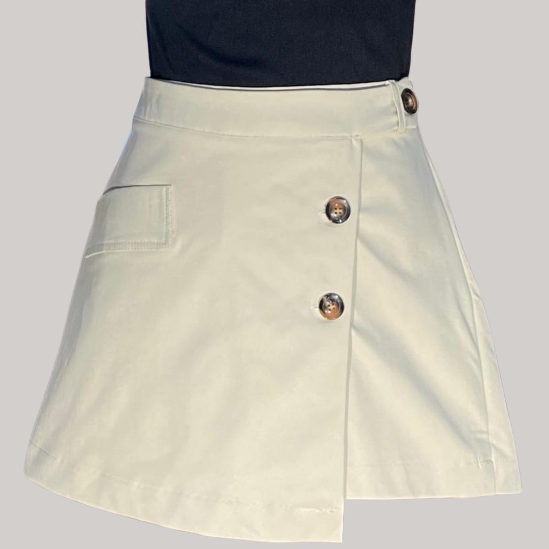 Boss Babe Skort - Cream