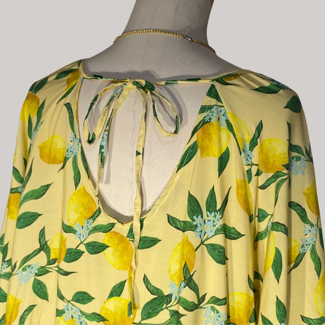 La Limone Italian Dress- Yellow - MADE IN ITALY