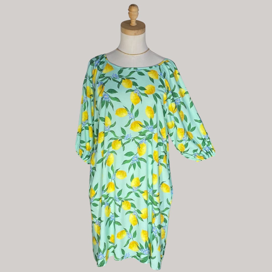 La Limone Italian Dress - Green - MADE IN ITALY