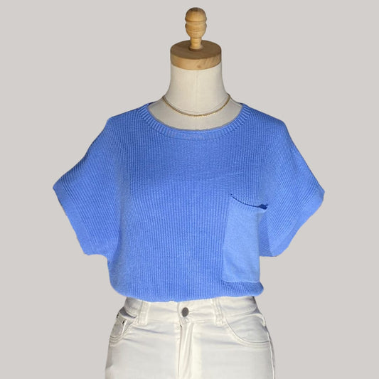 Janet Top - Skye Blue