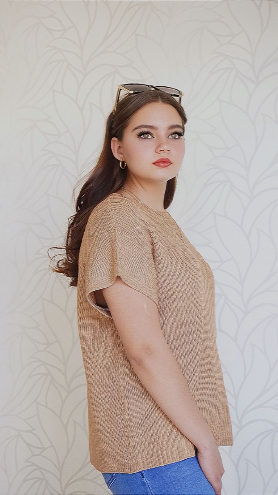 Janet Top - Toffee Brown