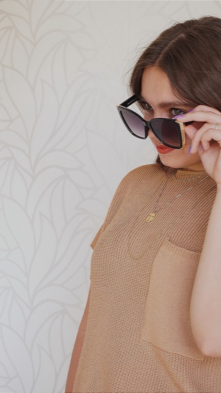 Janet Top - Toffee Brown