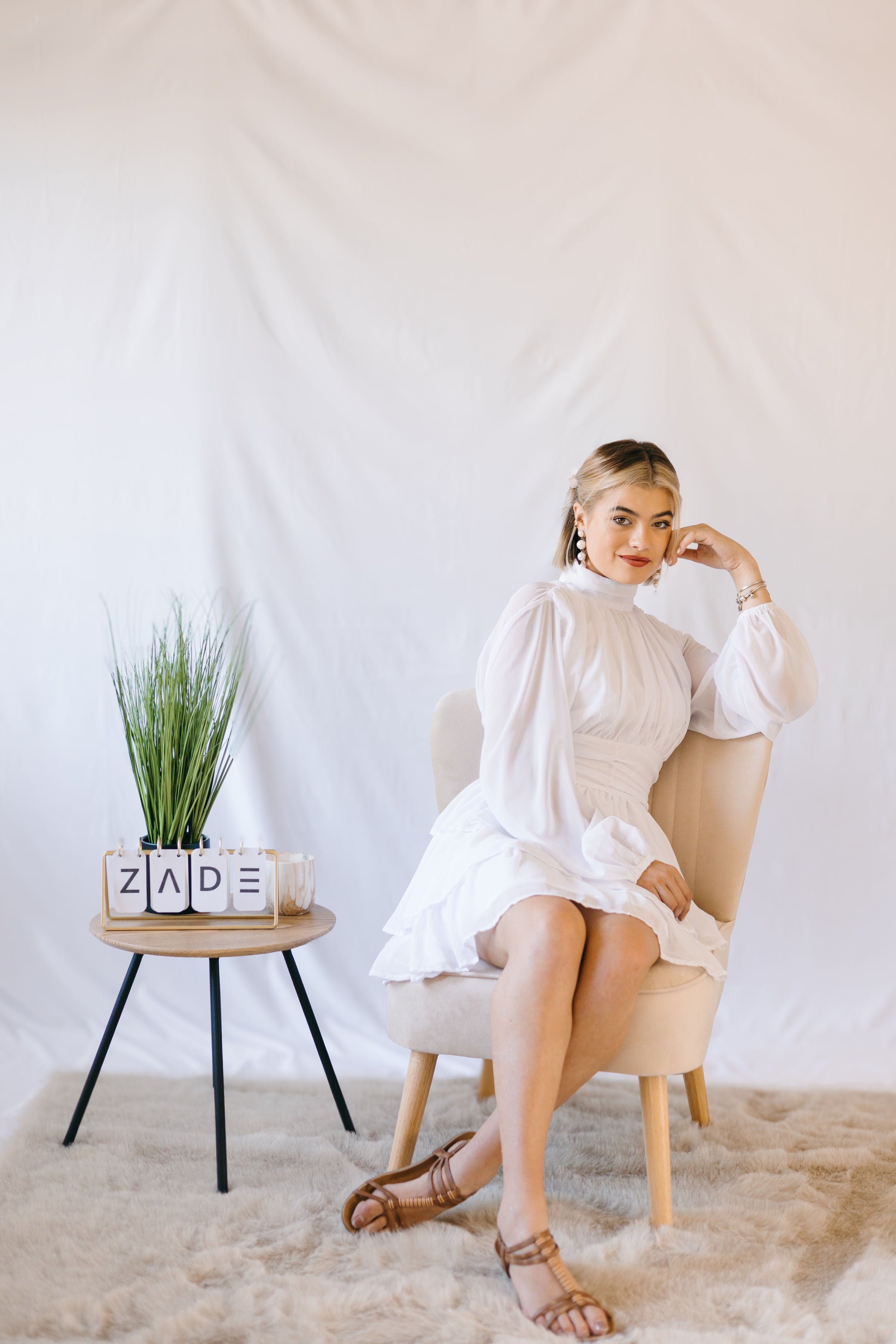 Zuli Off-White Mini Dress main image 1