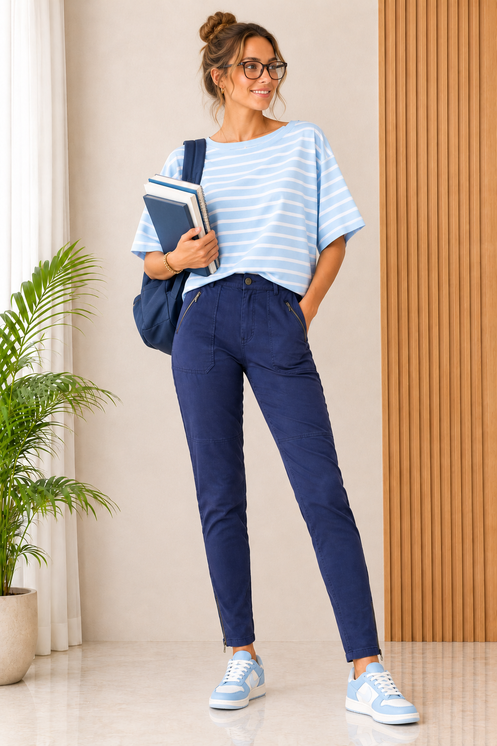 Bon Bon Cargo Pants - Navy