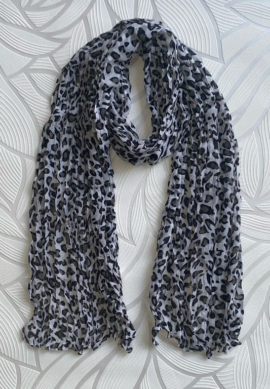 Scarf Collection OFF WHITE LEOPARD PRINT
