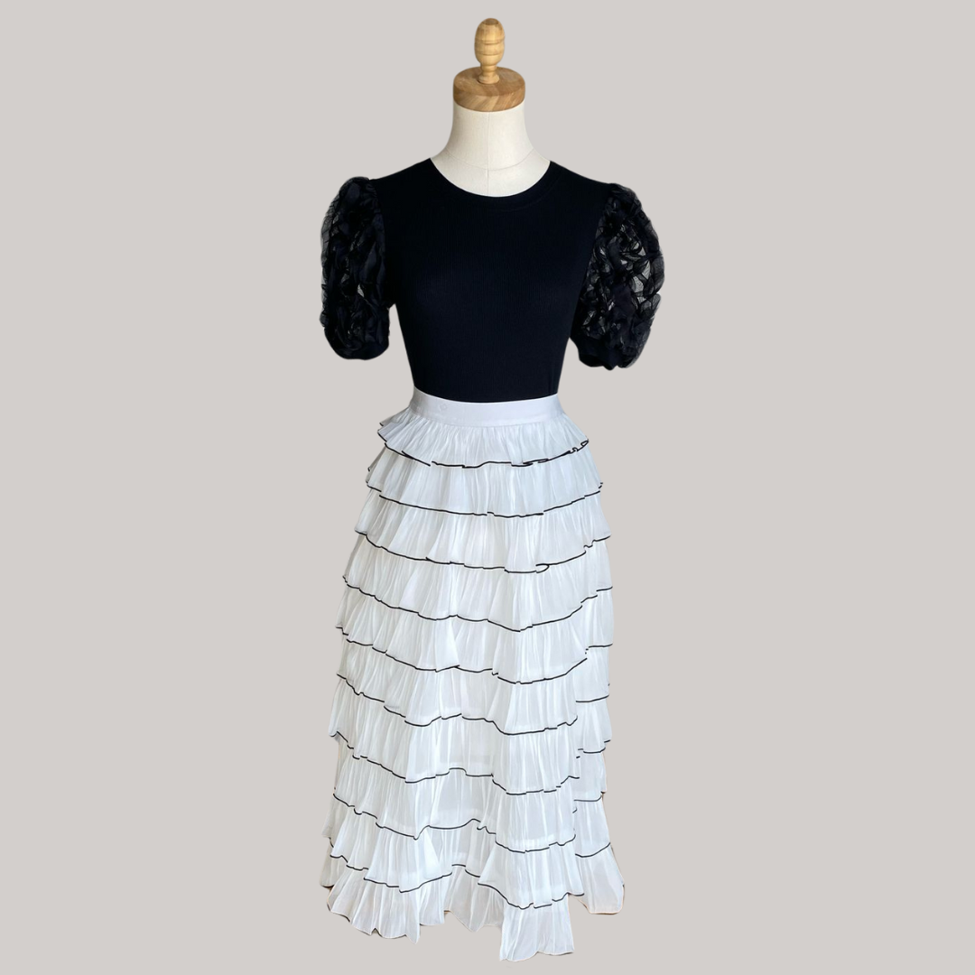 Moulin Rouge Skirt - White
