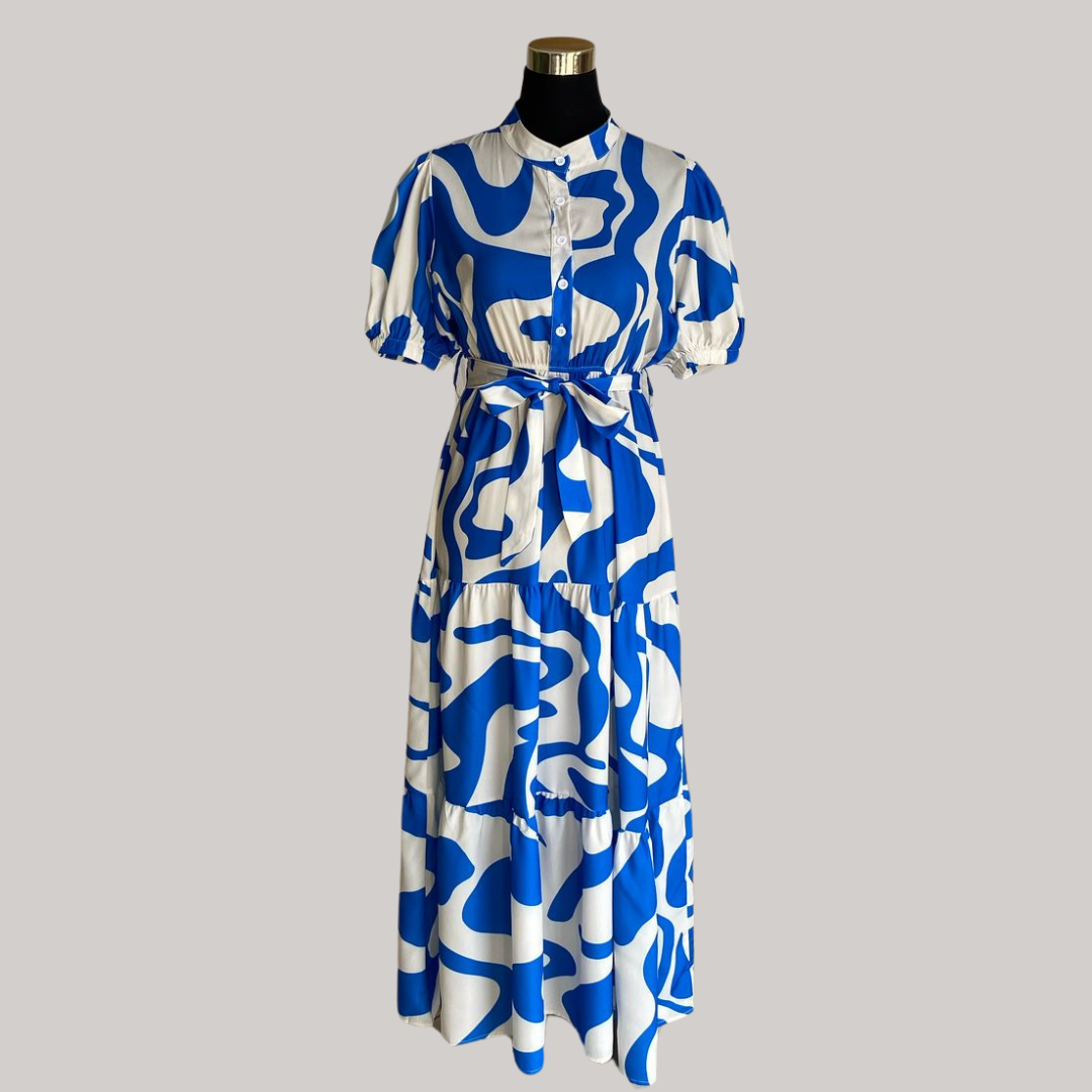 Kali Maxi Dress - Blue