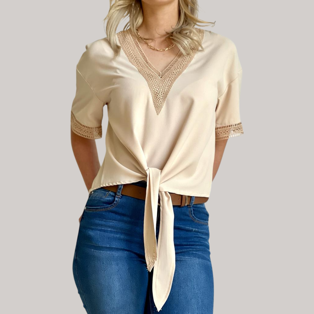 Lace Knot Blouse