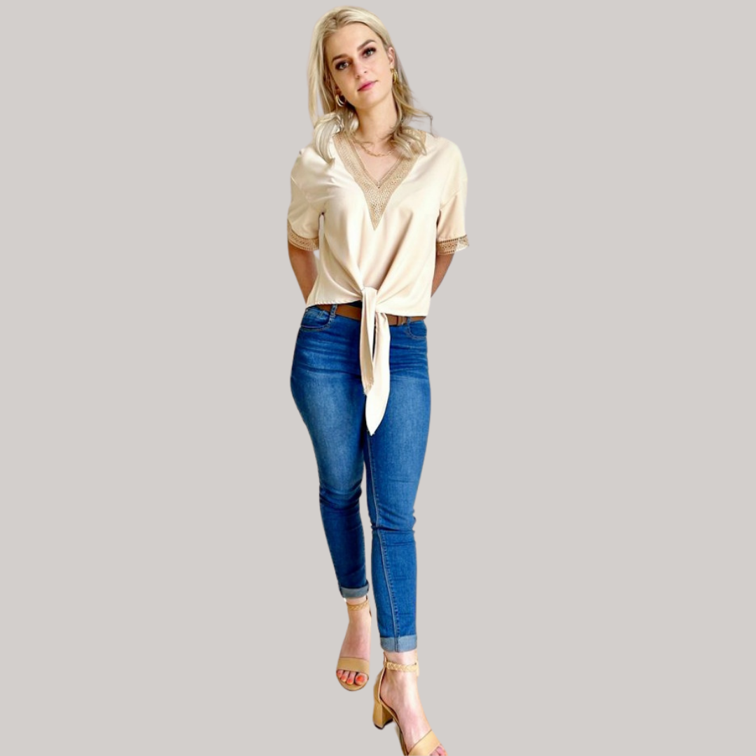 Lace Knot Blouse