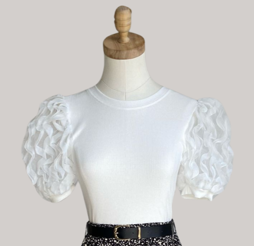 Frill T - White