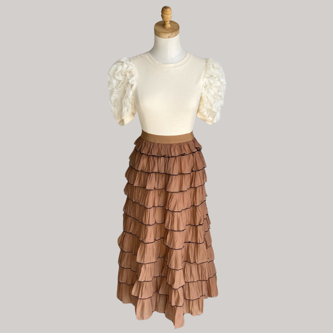 Moulin Rouge Skirt - Rusty Brown
