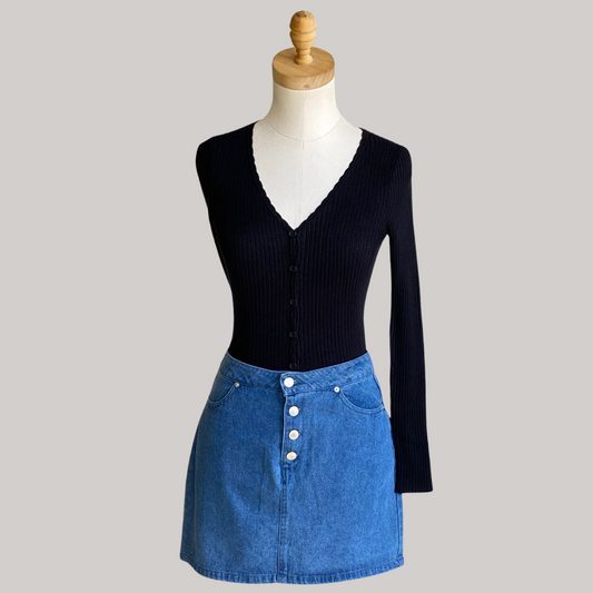 Liliana Mini Skirt - Denim