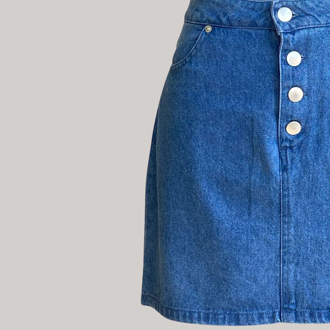 Liliana Mini Skirt - Denim
