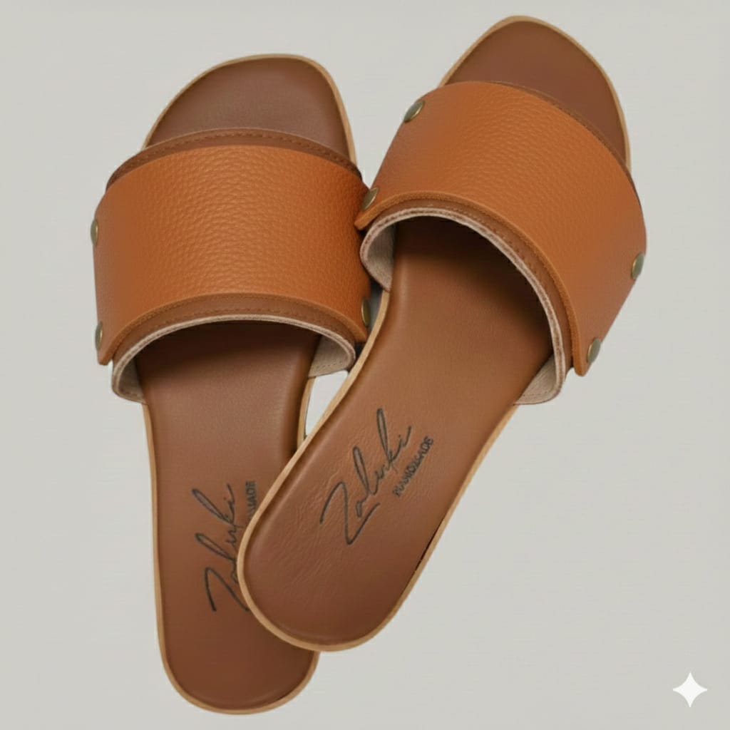 Interchangeable leather sandal
Premium leather switch sandal strap close up