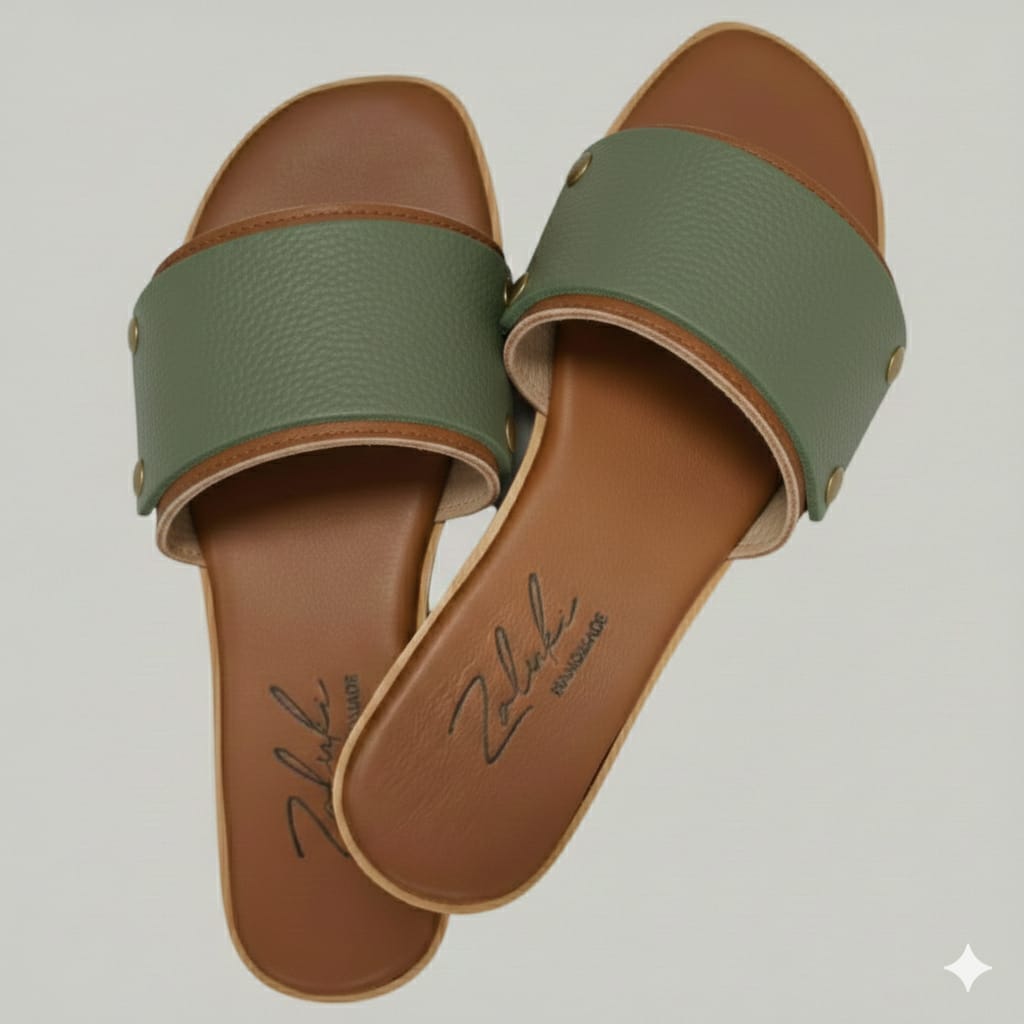 Interchangeable leather sandal
Premium leather switch sandal strap close up