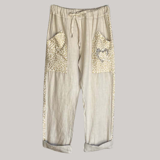 A Dream Linen Pants - MADE IN ITALY