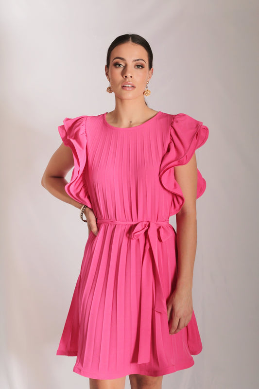 Club Monaco Mini Dress - Bright Pink