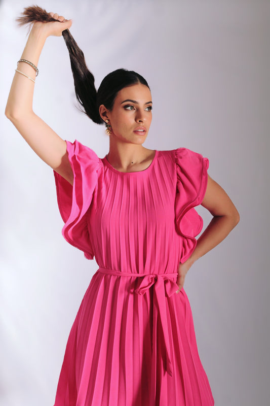 Club Monaco Mini Dress - Bright Pink