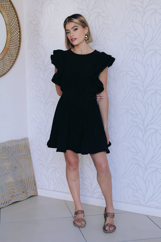 Club Monaco Mini Dress - Black