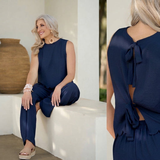 Bon Bon Soleil Lounge Set - Navy
