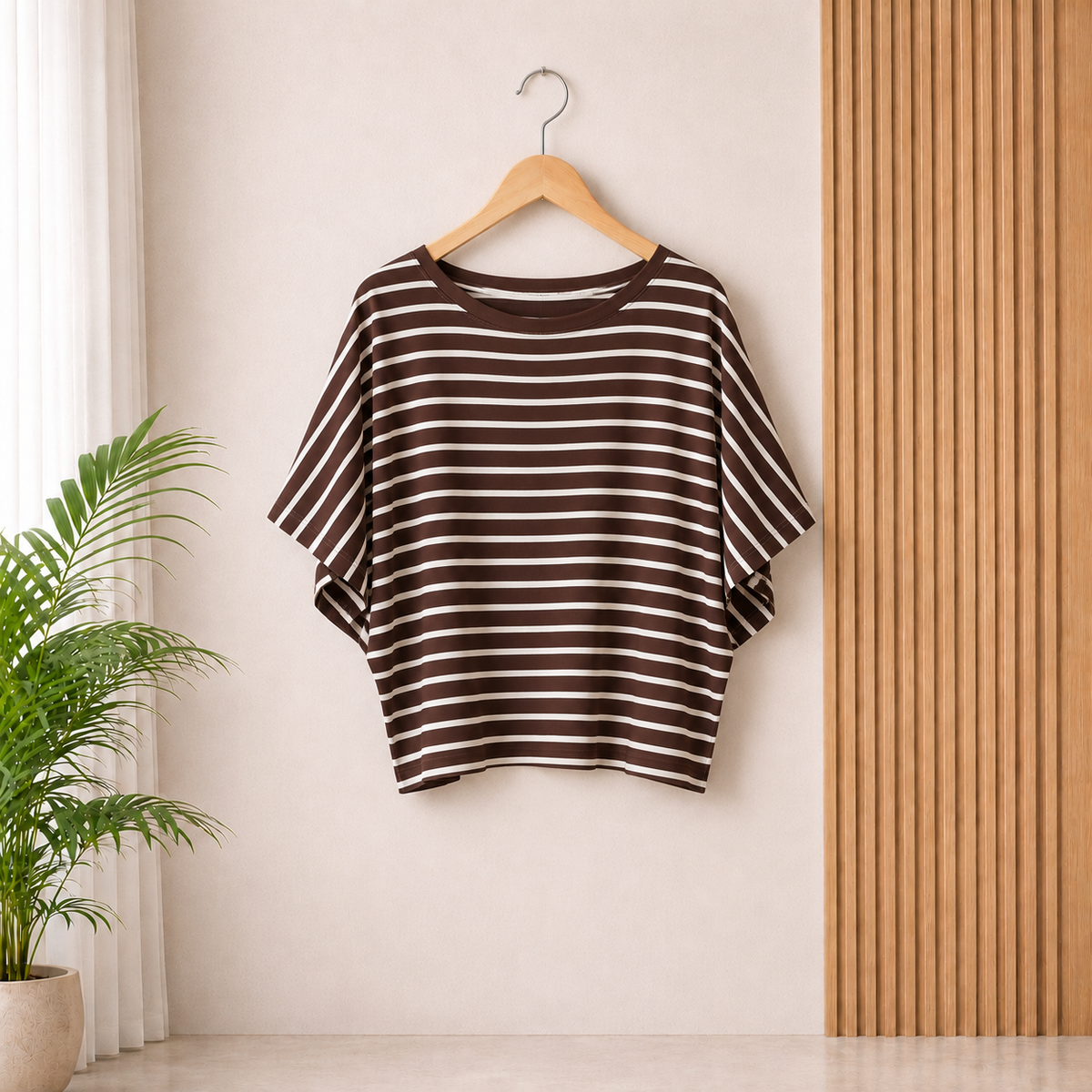 The Everyday Top - Brown & White
