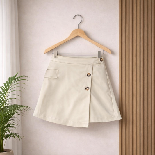 Boss Babe Skort - Cream