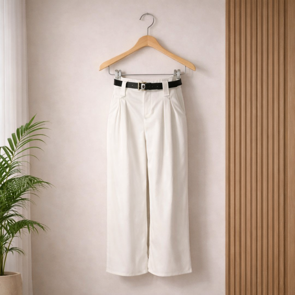 Madelaine Trousers - White