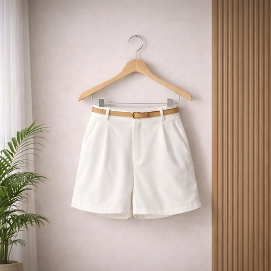 Cuba Shorts - Crisp White