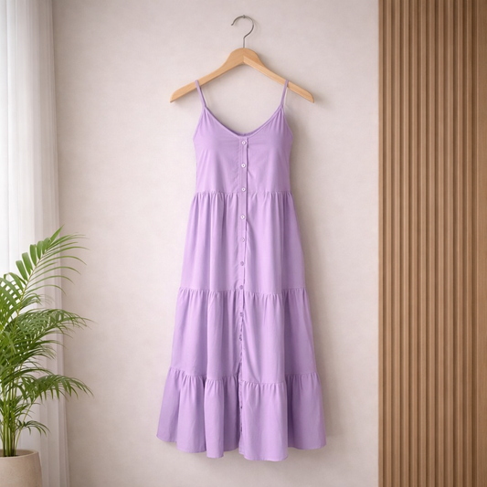 Franja Summer Dress - Lilac