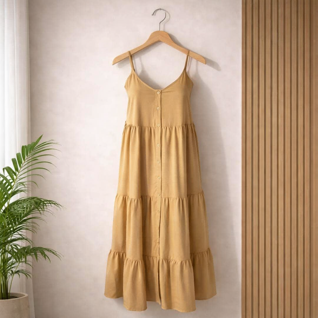 Franja Summer Dress - Toffee